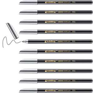 Rotulador edding punta fibra 1200 plata n. 54 punta redonda 1-3 mm