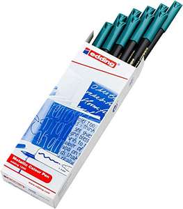 Rotulador edding punta fibra 1200 verde metalizado n 74 punta redondo 0,5 mm