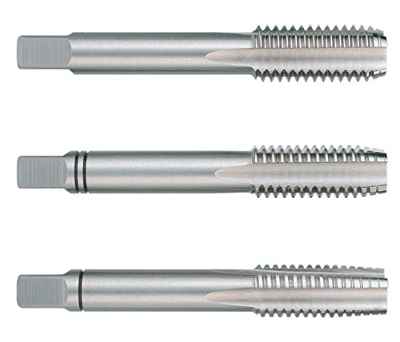 Ruko 230140 - Juego de 3 machos para roscar a mano M DIN 352 HSS, rectificados (M14)
