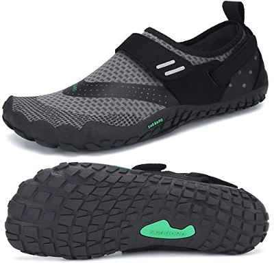 SAGUARO Unisexo Zapatos Trail Running Transpirables Ligero Hombres Zapatillas de Deportes Interior Exterior Mujeres Antideslizante Zapato de Aqua Playa Yoga Gimnasio Calzado, Gris 41