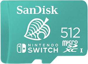 SanDisk 512 GB microSDXC Tarjeta para Nintendo Switch, Tarjeta de memoria con licencia de Nintendo