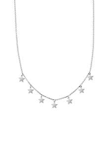 SINGULARU - Collar Mini Stars - Colgante en Plata de Ley 925 con Estrellas