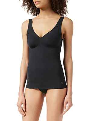 sloggi ZERO Feel Bra Shirt EX, Camiseta Sujetador, Mujer, Negro (Black), M
