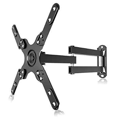 Soporte TV Pared, Soporte de Pared para de 13-39 Pulgadas LED/LCD/Plasma TV de hasta 15 kg, Puede Girarse/Inclinarse/Extenderse Soporte MAX VESA 200x200 mm Soporte Monitor Pared MA1339