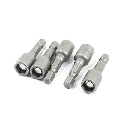 sourcing map a14070200ux0863 Puntas de Destornillador Hexagonal Set de 5 Piezas