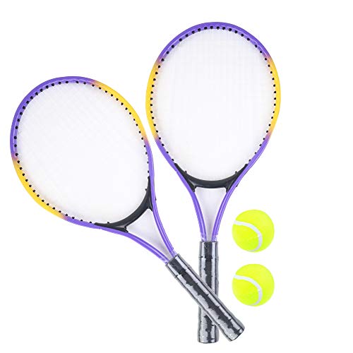 SPORTSIDE Set de 2 Raquetas de Tenis y 2 Pelotas