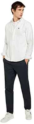 Springfield Chino slim, Pantalones de vestir Hombre, Azul Oscuro (Dark Blue), 38