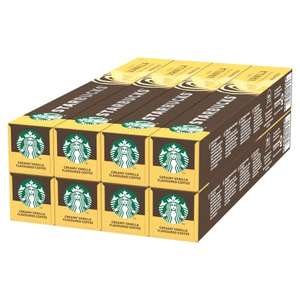 STARBUCKS Vainilla de Nespresso, Cápsulas de Café de Tueste Suave 8 x 10 (80 Cápsulas)