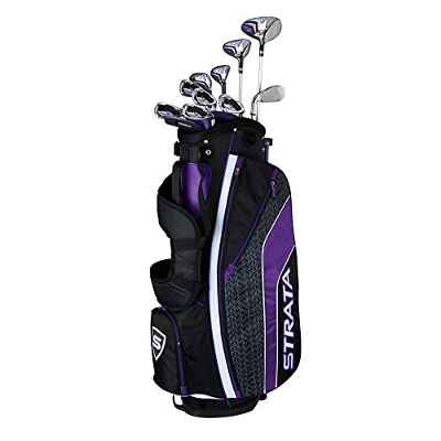 STRATA - Paquete completo de palos de golf Ultimate de 16 piezas