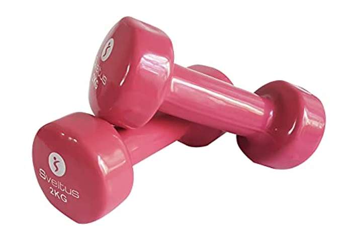 Sveltus 2 Mancuernas  2 x 2 kg Rosa