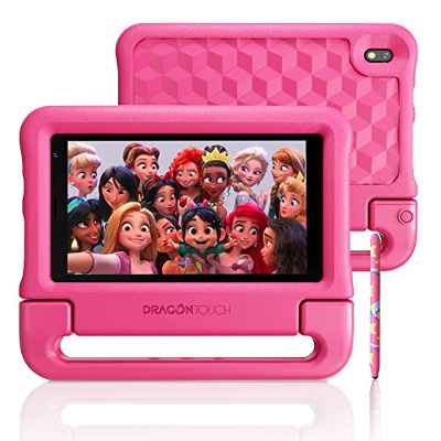 Tablet Niños, Tableta Infantil 7 Pulgadas Android 10.0 Quad Core 2G+32G Doble Cámara Kid-Proof Funda Tablet Educativo Niños