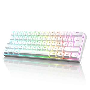 Teclado inalámbrico 60% CON Ñ y conexión 2.4hz.