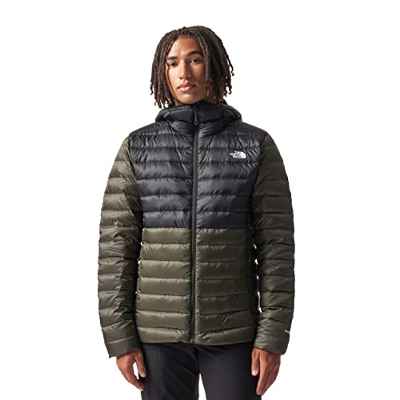THE NORTH FACE - Sudadera con Capucha de Plumón Resolve para Hombre- Verde / Negro, S