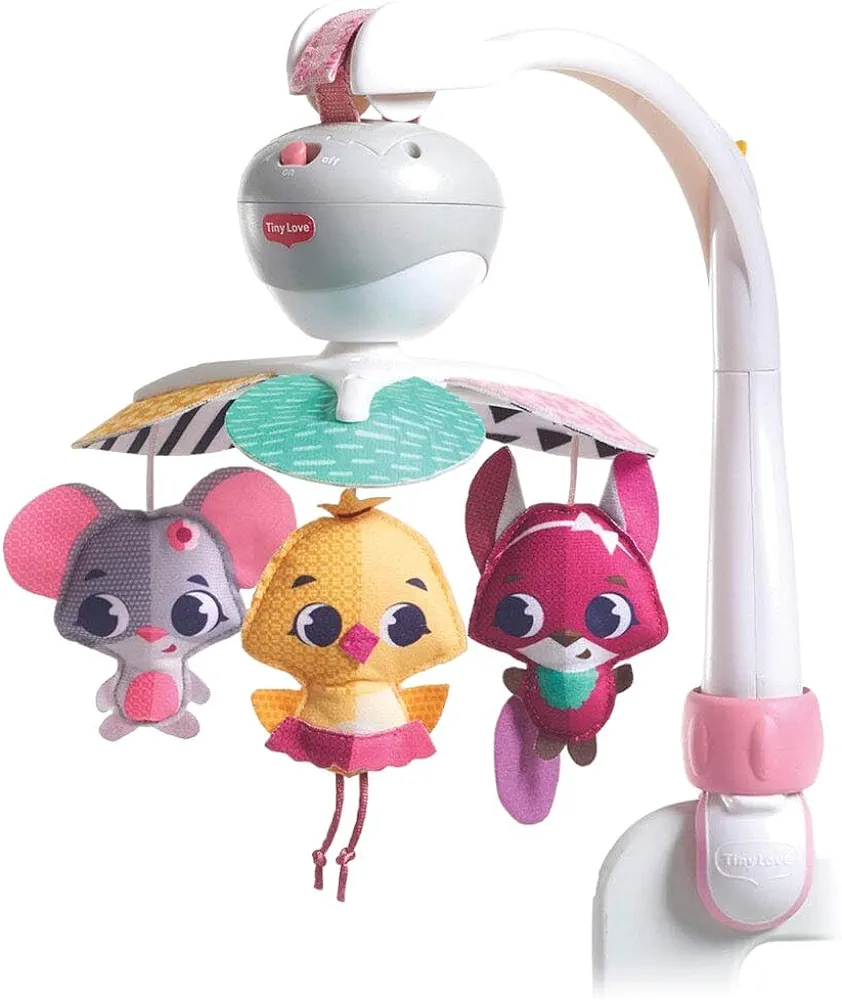 Tiny Love Take-Along-Mobile, Movil Cuna Bebe Musical 3 en 1