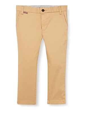 Tommy Hilfiger 1985 Chino Pants Pantalones, Classic Khaki, 86 cm para Niños