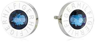 Tommy Hilfiger 2700260 - Pendientes de acero inoxidable con circonita