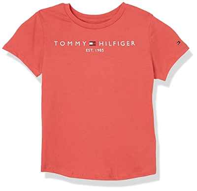 Tommy Hilfiger Camiseta Essential S/S, Empire Pink, 3 años para Niñas