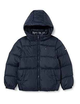 Tommy Hilfiger Essential Down Jacket Chaquetas de Plumas, Desert Sky, 3 para Niños