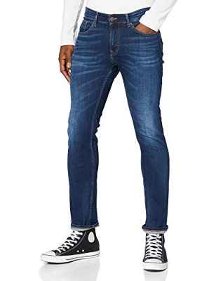 Tommy Hilfiger Scanton Slim Asdbs, Vaqueros para Hombre, Azul (Aspen Dark Blue Stretch), 30W / 32L