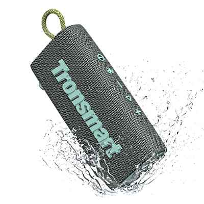 Tronsmart Trip Altavoz Bluetooth 10W, Altavoz Portatil Bluetooth 5.3, IPX7 Waterproof, Micrófono Incorporado, True Wireless Stereo y Asistente de Voz, 20H de Reproducción con Sonido de Alta Fidelidad
