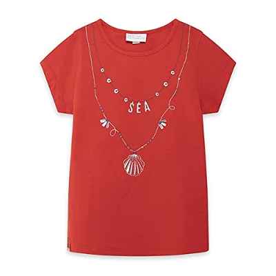 Tuc Sea Lovers, Camiseta Niñas, Rojo, 8 Años