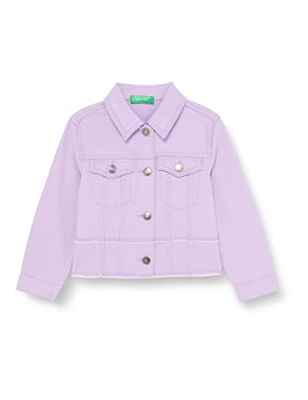 United Colors of Benetton Giubbino 2RISCN00G Chaqueta, Morado 67w, 3XL para Niñas