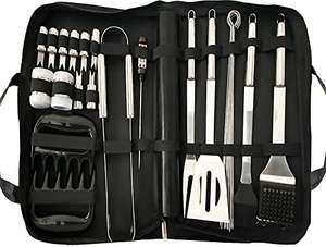 Utensilios Barbacoa 31 Piezas, Acero Inoxidable