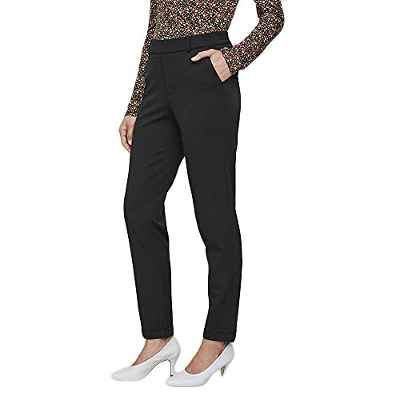 Vero Moda Vmmaya Mr Loose Solid Pant Noos Pantalones, Negro (Black), 34W/ 32L para Mujer