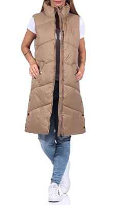 Vero Moda Vmuppsala 3-4 Waistcoat Noos Chaqueta, Tigers Eye, XL para Mujer