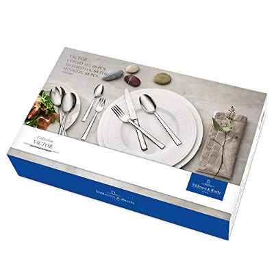 Villeroy & Boch Victor Cuberteria, 18/10 Acero Inoxidable, Metal