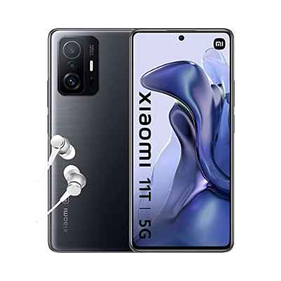 Xiaomi 11T 5G - Smartphone 8+256 GB, 6,67" AMOLED flat DotDisplay de 120 Hz, MediaTek Dimensity 1200-Ultra, cámara PRO de 108 MP, 5000 mAh, Gris Meteorito (Versión ES)