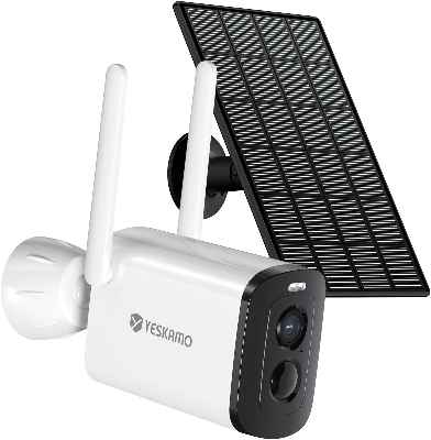 Yeskamo 2K Cámara Vigilancia Solar